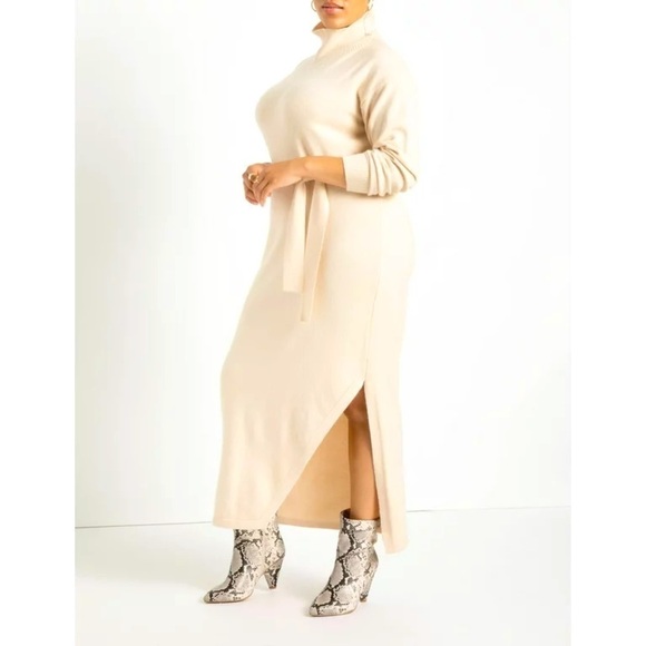 Eloquii Dresses & Skirts - Eloquii Cream Maxi Dress